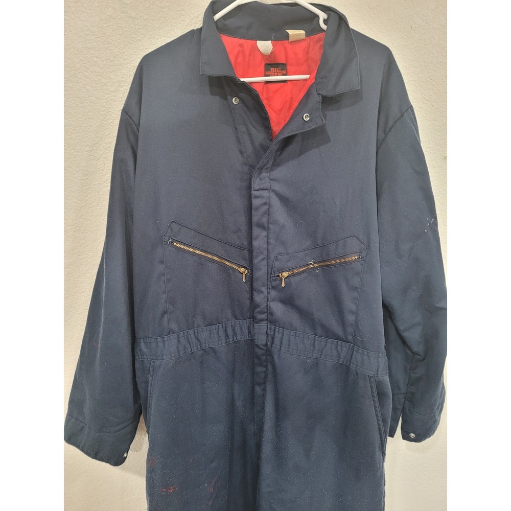 Vintage BIG BEN Blue‎ Coverall Workwear Insulated Quilted Lined Men's 46/48 #18 - Picture 2 of 12